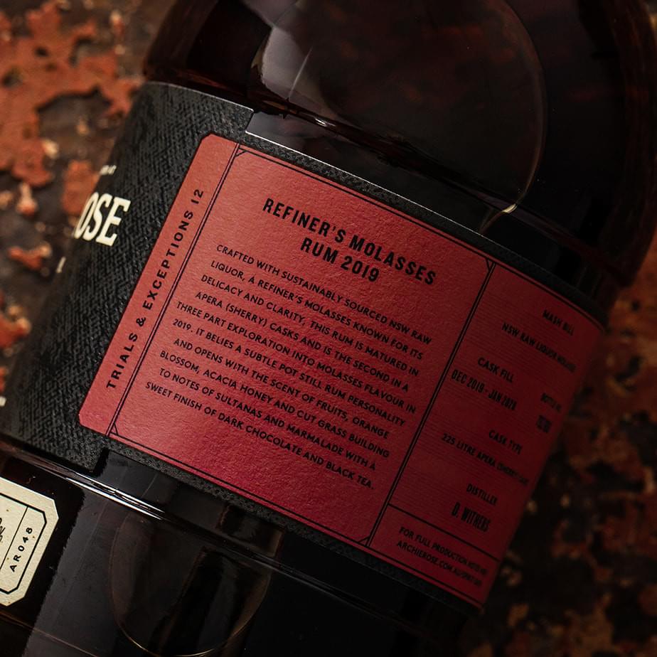 Refiners Molasses Rum 2019