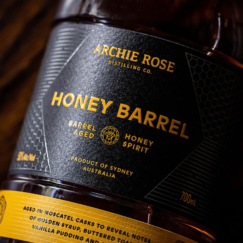 Honey Barrel; Barrel Aged Honey Spirit