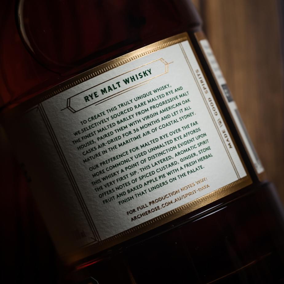 Rye Malt Whisky