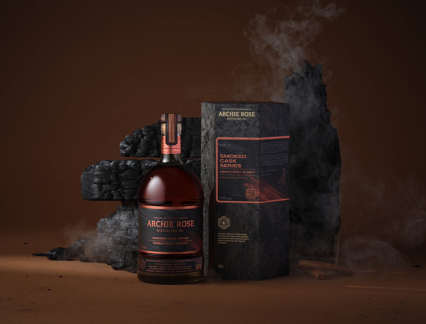 Cinnamon Smoked Cask Single Malt Whisky