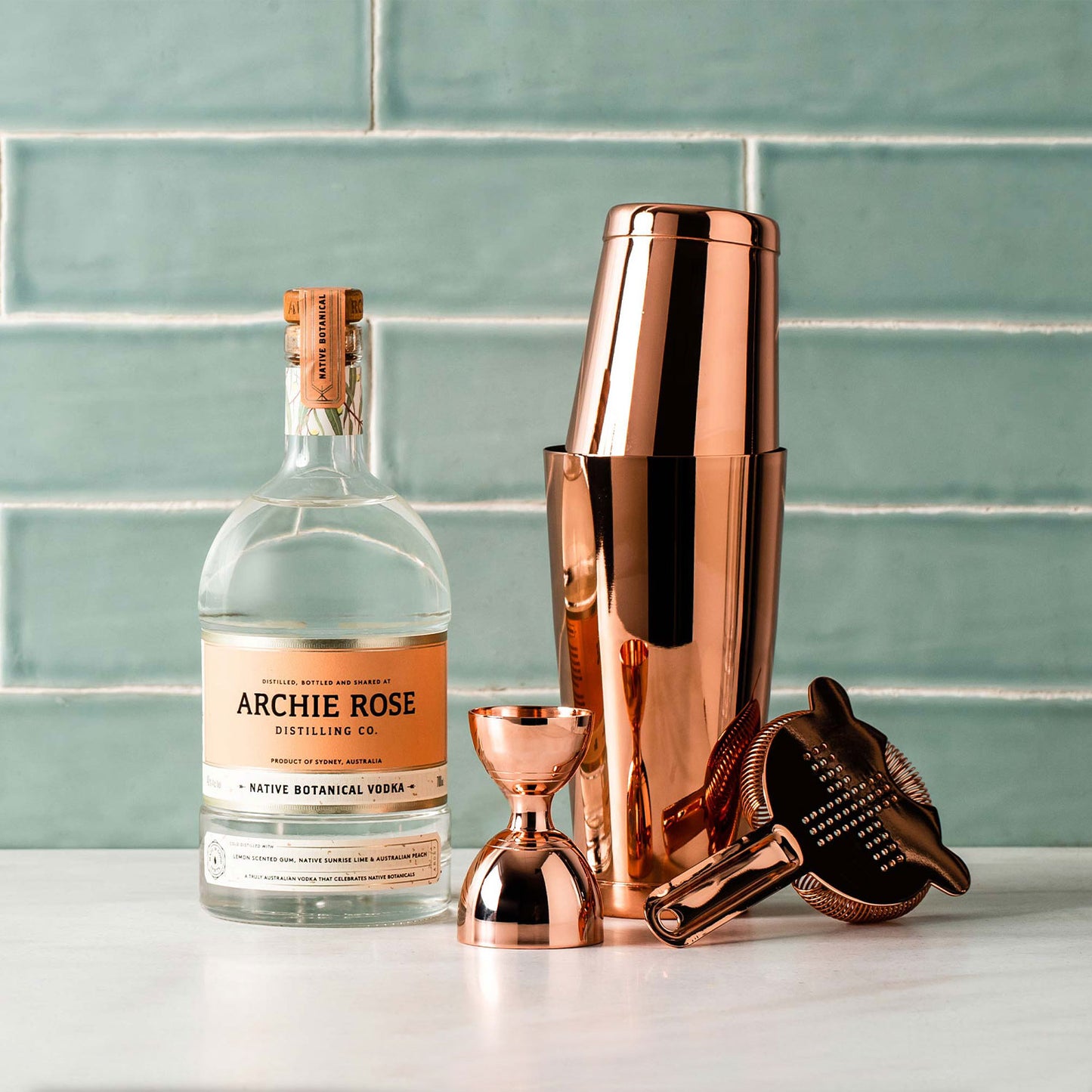 Copper Cocktail Set Vodka