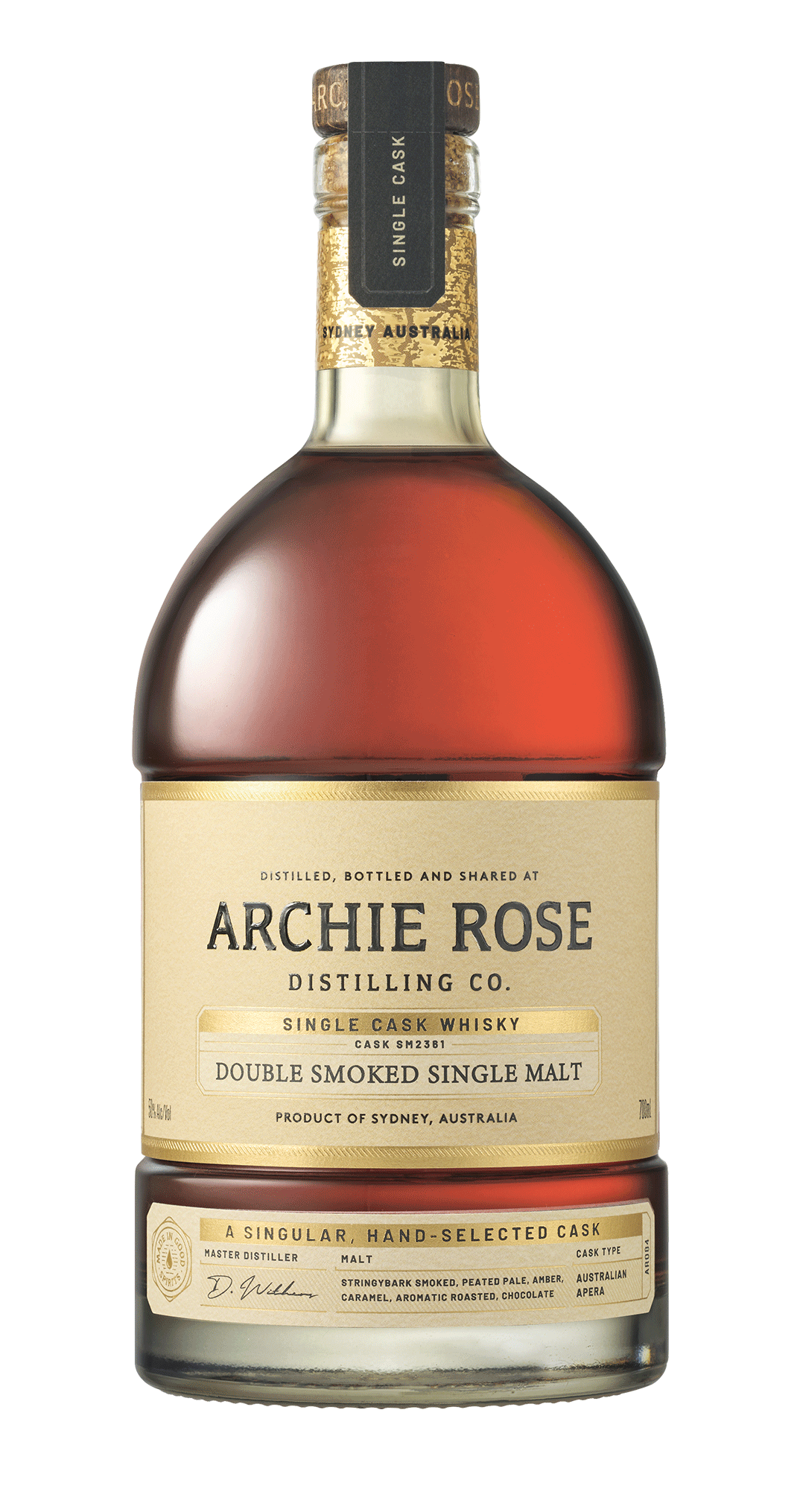 Single Cask Whisky Batch No.2 SM2361: Double Smoked Single Malt