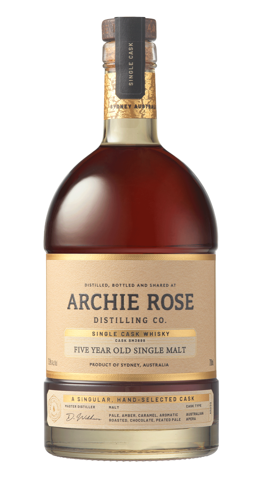 Single Cask Whisky Batch No.4 SM2689: Five Year Old Single Malt