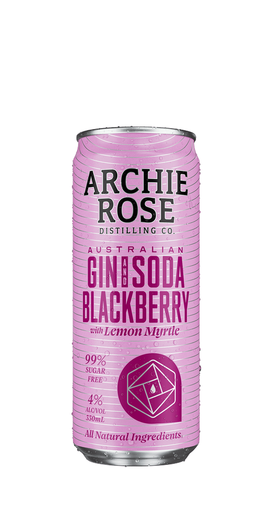 Gin & Blackberry With Native Lemon Myrtle - 24x330ml Case