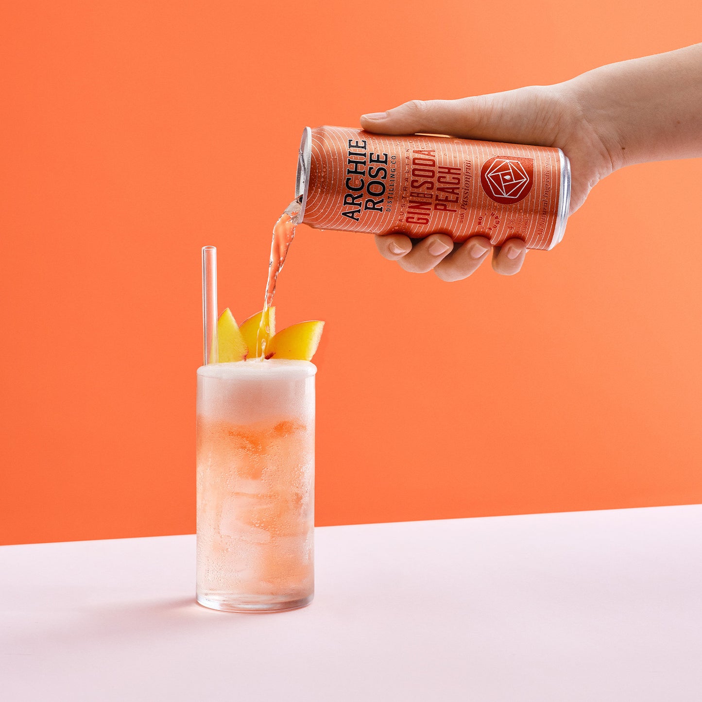 Gin & Peach Soda With Passionfruit - 24x330ml Case