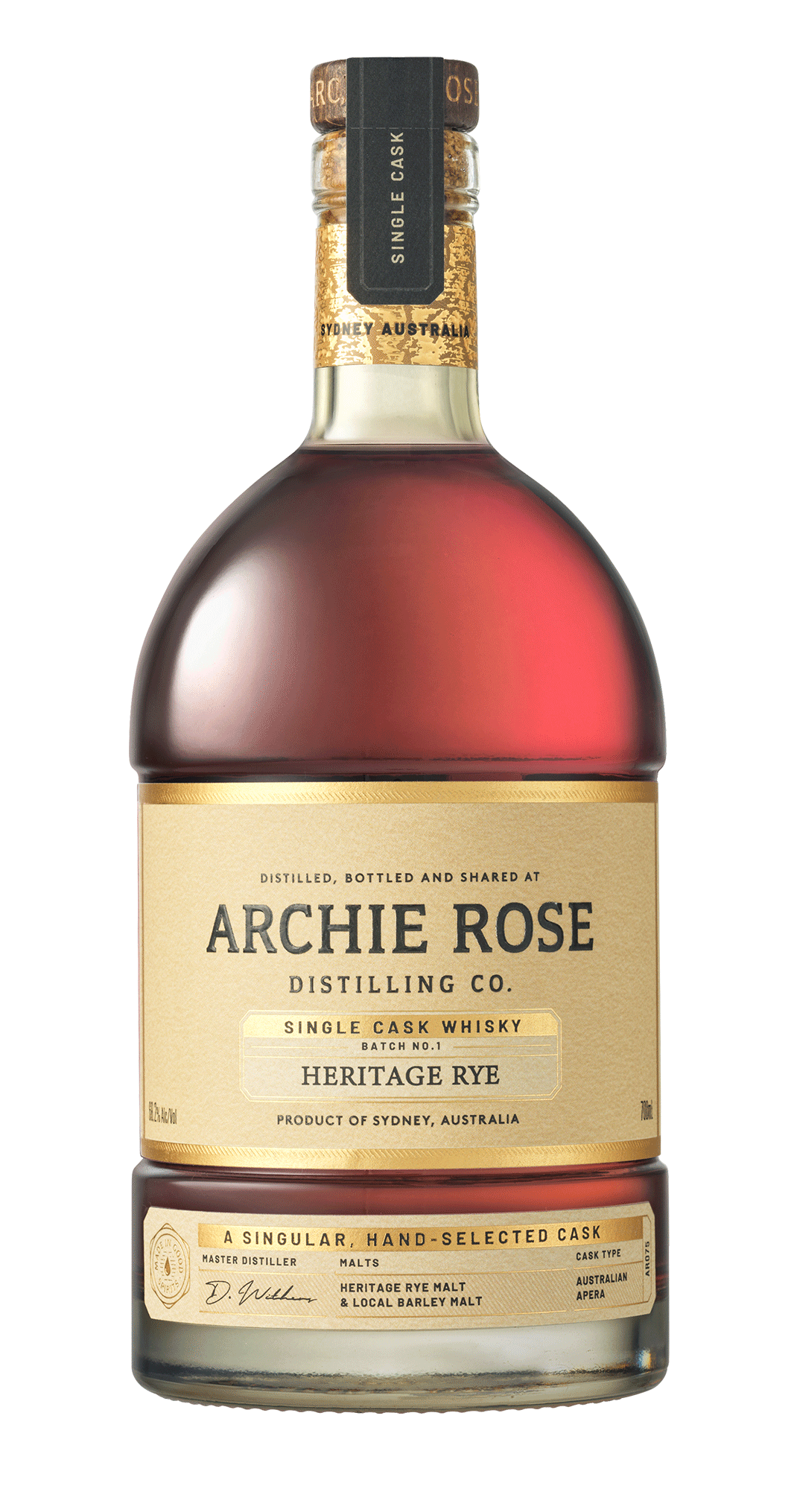 Single Cask Whisky Batch No. 1: Heritage Rye Malt
