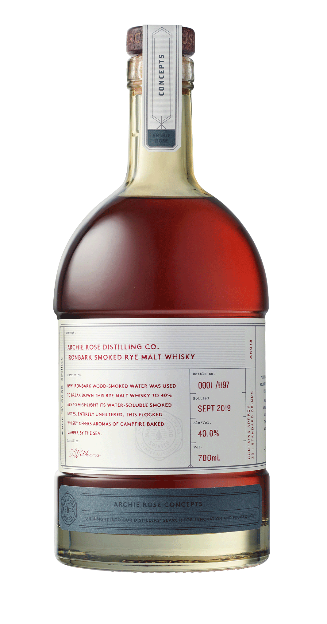 Ironbark Smoked Rye Malt Whisky