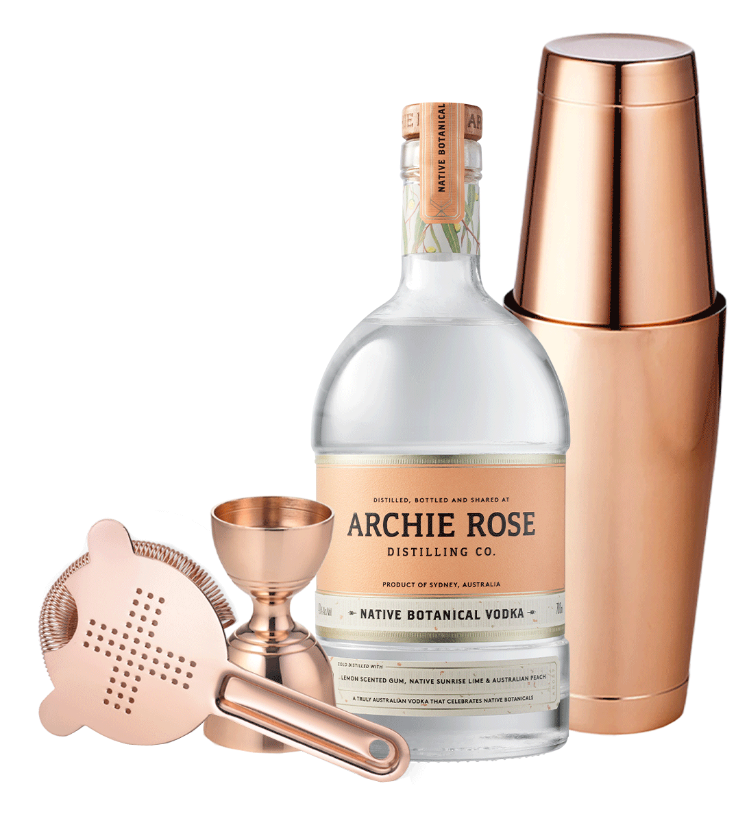 Copper Cocktail Set Vodka