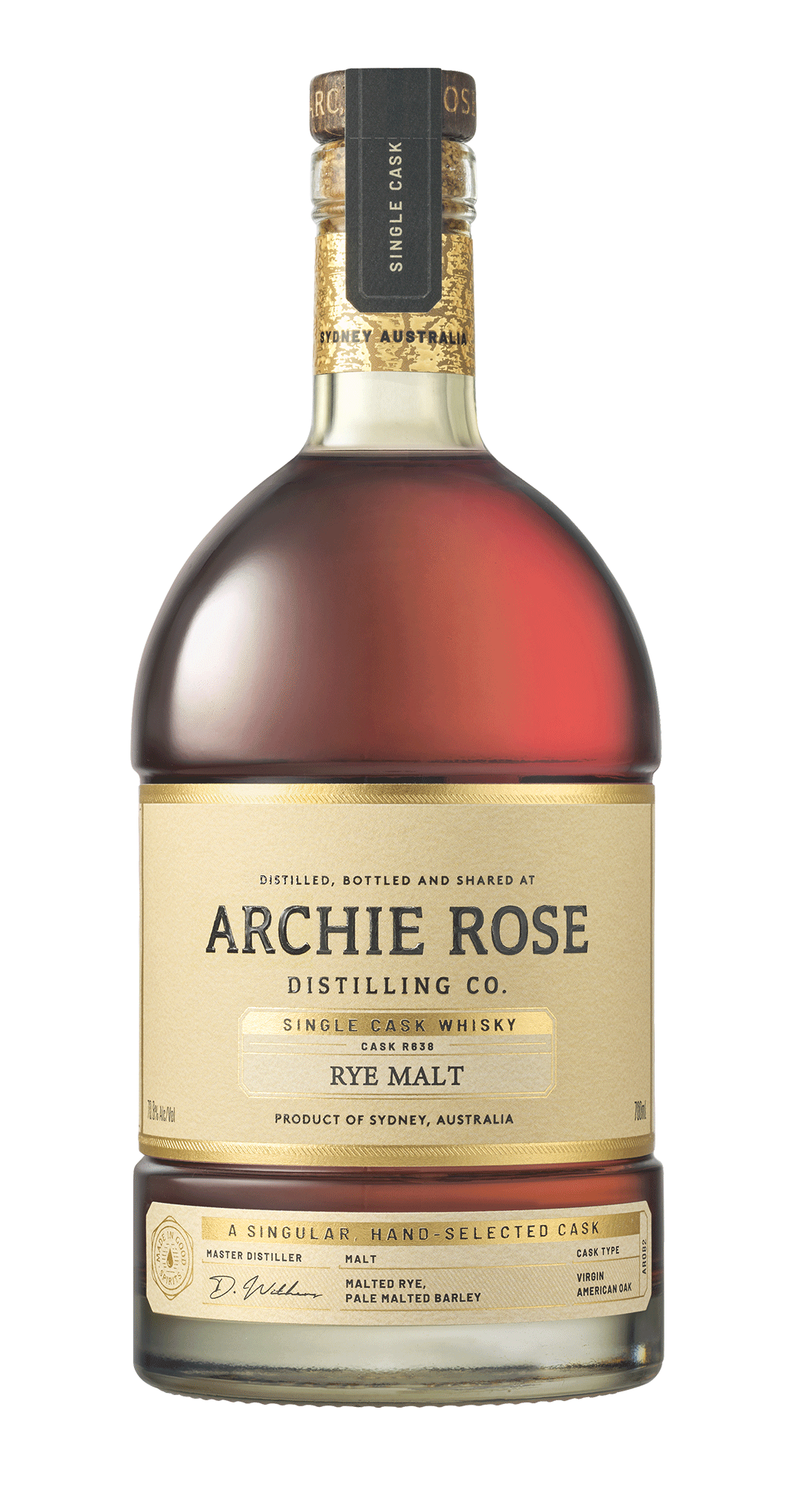 Single Cask Whisky Batch No.2 R638: Rye Malt