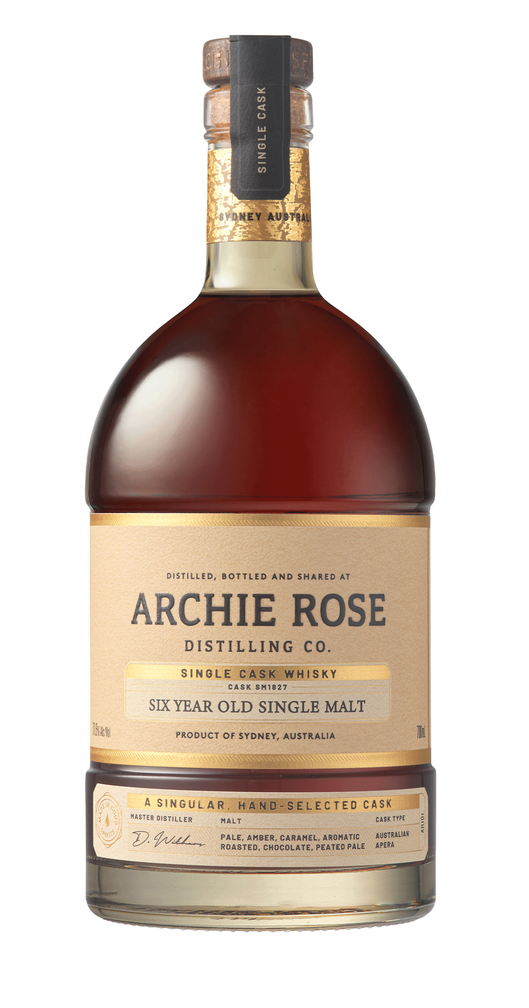 Single Cask Whisky Batch No.4 SM1827: Six Year Old Single Malt