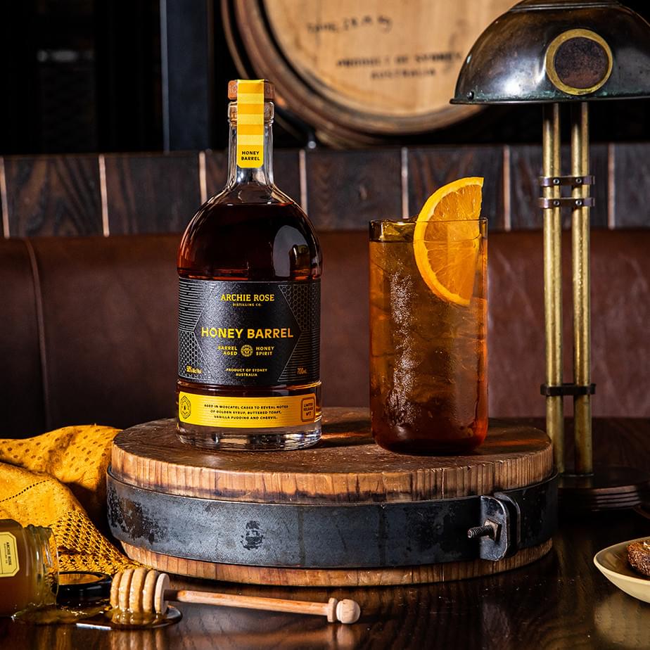 Honey Barrel; Barrel Aged Honey Spirit